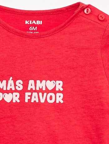 Camiseta de manga larga con estampado
