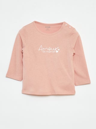 Camiseta de manga larga con estampado