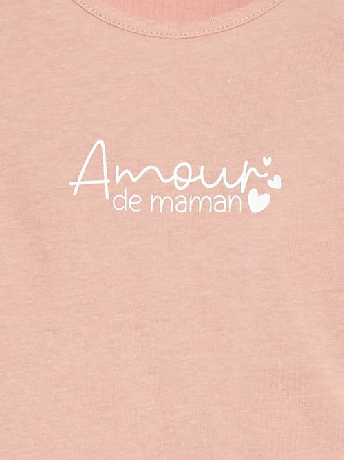 Camiseta de manga larga con estampado - Kiabi