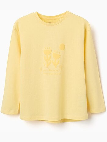 Camiseta de manga larga con estampado Imagination