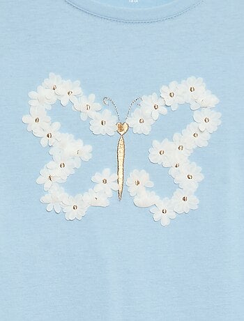 Camiseta de manga larga con lentejuelas