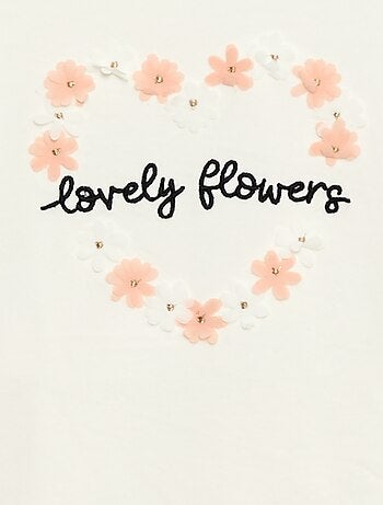 Camiseta de manga larga con lentejuelas