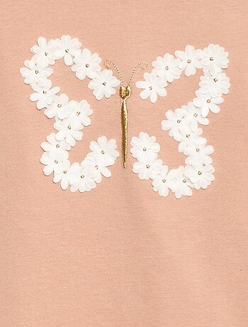 Camiseta de manga larga con lentejuelas