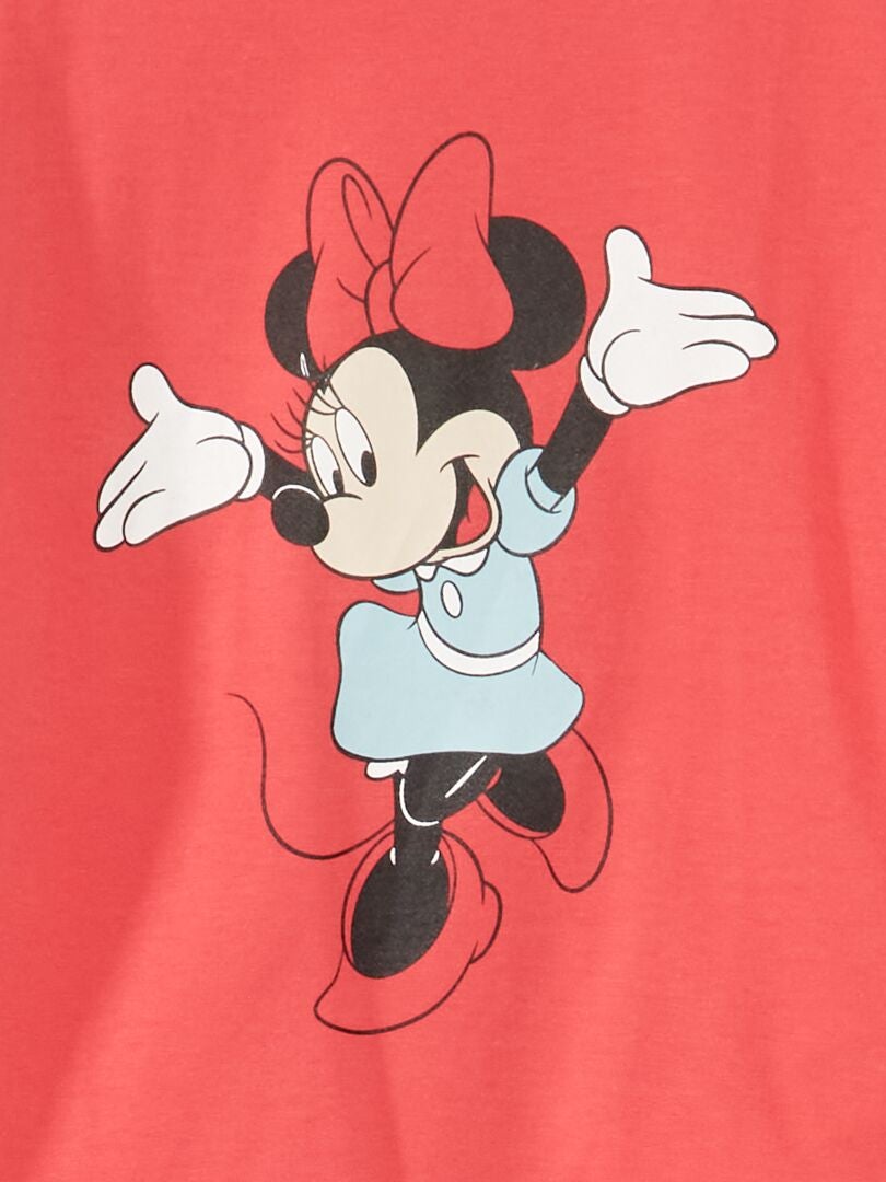 Camiseta de manga larga con volantes 'Minnie' ROSA - Kiabi