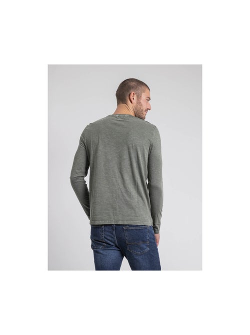 Camiseta de manga larga cuello redondo de puro algodón JABITAL - Kiabi