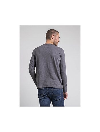 Camiseta de manga larga cuello redondo de puro algodón JAVELOTI