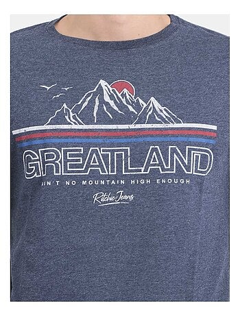 Camiseta de manga larga cuello redondo de puro algodón JORIMUX