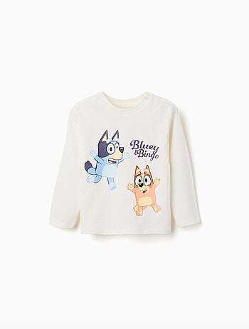 Camiseta de manga larga de algodón Bluey
