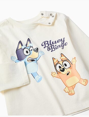 Camiseta de manga larga de algodón Bluey