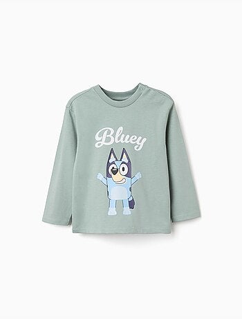 Camiseta de manga larga de algodón Bluey