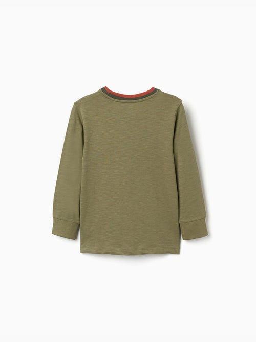 Camiseta de manga larga de algodón Cactus Garden - Kiabi