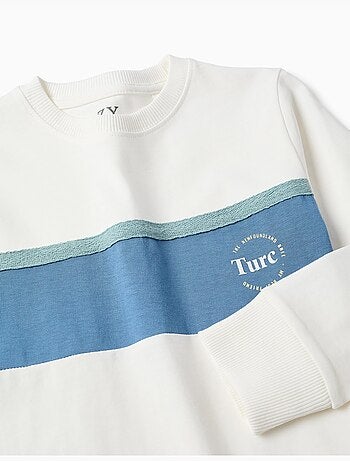 Camiseta de manga larga de algodón con estampado