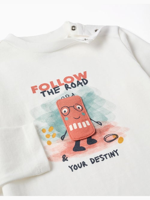 Camiseta de manga larga de algodón con estampado Destiny - Kiabi