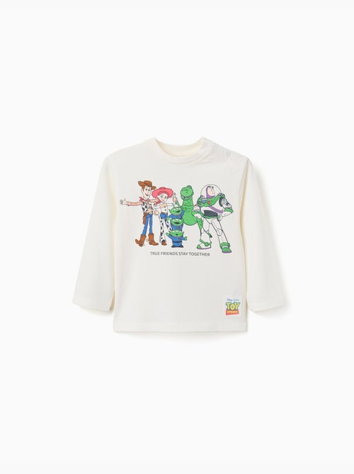 Camiseta de manga larga de algodón con estampado Toy Story - Kiabi Camiseta de manga larga de algodón con estampado Toy Story - Kiabi