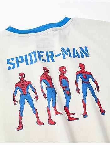 Camiseta de manga larga de algodón con estampados de Spider-Man