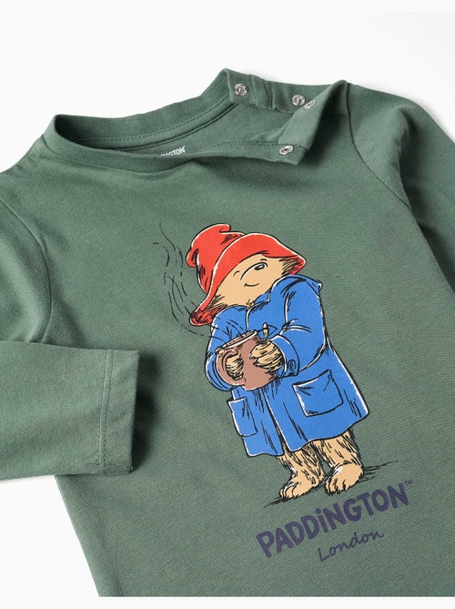 Camiseta de manga larga de algodón con Paddington - Kiabi Camiseta de manga larga de algodón con Paddington - Kiabi