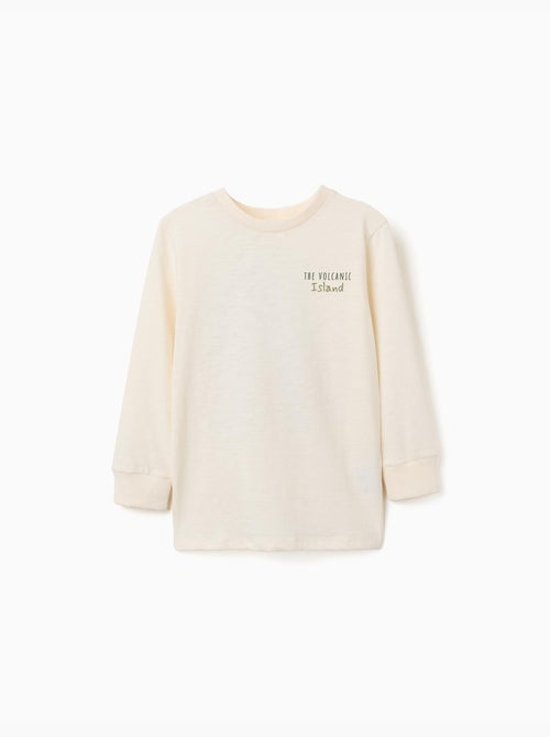 Camiseta de manga larga de algodón Lanzarote - Kiabi