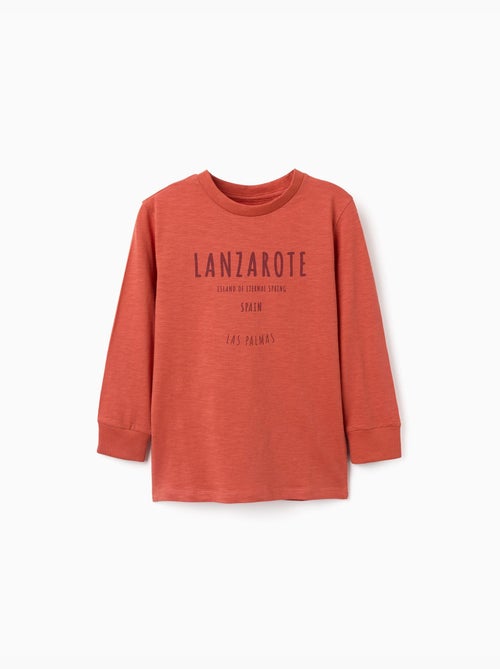 Camiseta de manga larga de algodón Lanzarote - Kiabi