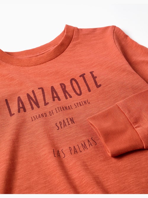 Camiseta de manga larga de algodón Lanzarote - Kiabi