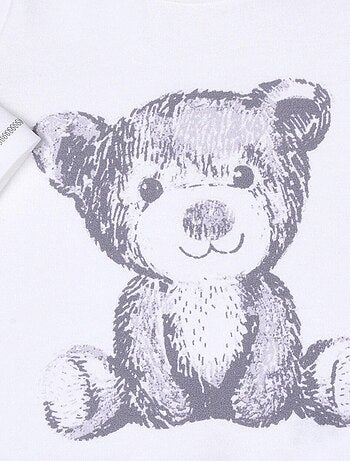 Camiseta de manga larga de algodón orgánico para bebé - Kitikate