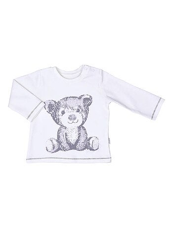 Camiseta de manga larga de algodón orgánico para bebé | Kitikate