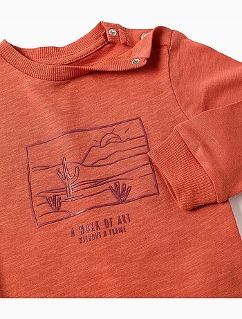 Camiseta de manga larga de algodón Work of Art