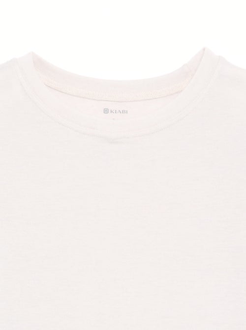 Camiseta de manga larga de lana mezclada - Kiabi