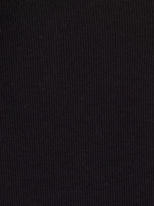 Camiseta de manga larga de punto acanalado - Kiabi