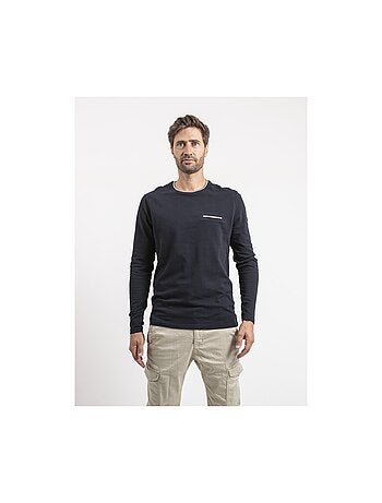 Camiseta de manga larga de puro algodón JINICOLE