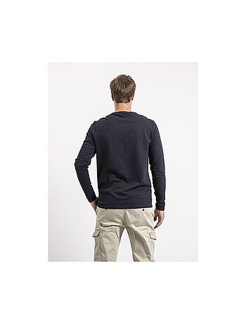 Camiseta de manga larga de puro algodón JINICOLE