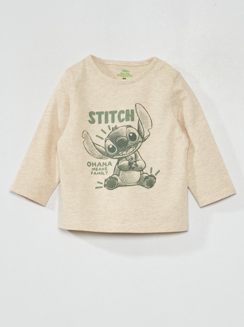 Camiseta de manga larga 'Disney' BEIGE - Kiabi