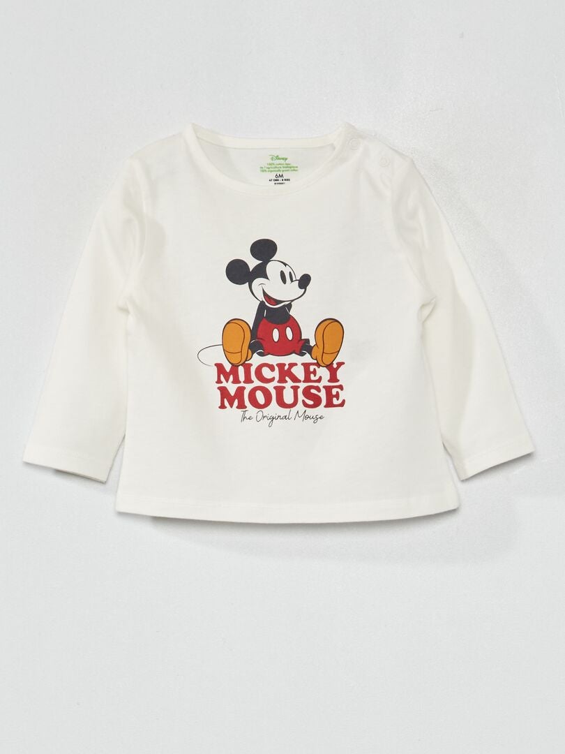 Camiseta estampada 'Disney' - BLANCO - Kiabi - 12.00€
