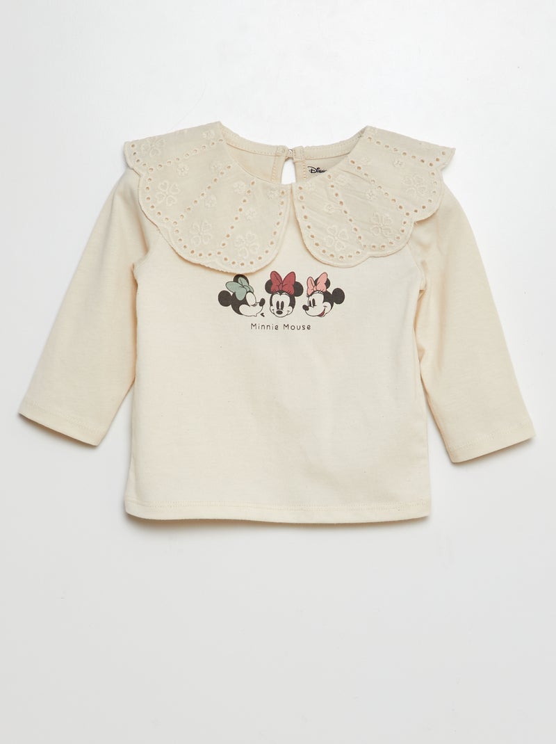 Camiseta de manga larga 'Disney' 'Chip y Chop' BLANCO - Kiabi