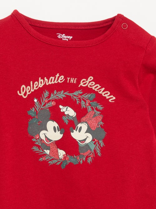 Camiseta de manga larga 'Disney' 'Navidad' - Kiabi