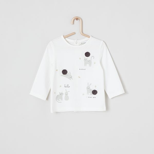 kiabi camisa blanca niña