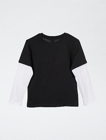 Camiseta de manga larga efecto 2 en 1 'Dragon Ball Z'