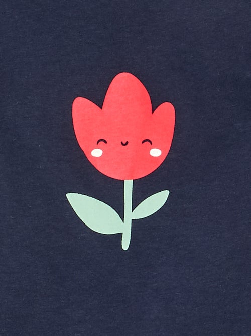 Camiseta de manga larga estampada - Kiabi