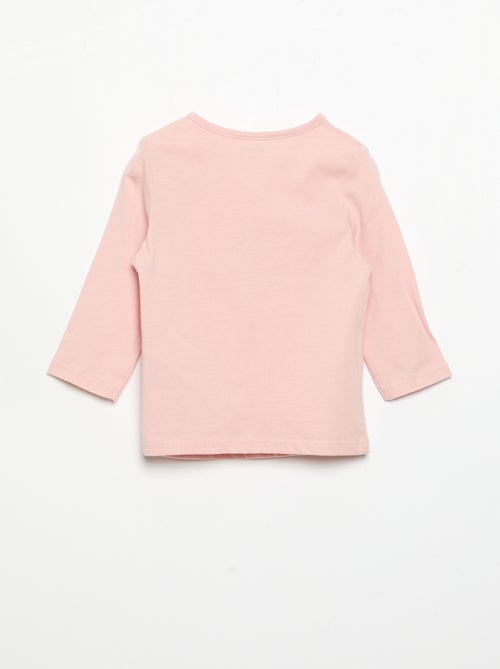 Camiseta de manga larga estampada - Kiabi Camiseta de manga larga estampada - Kiabi