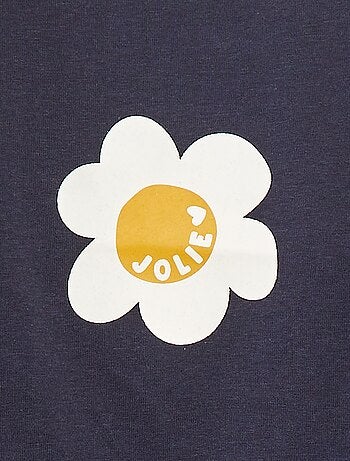 Camiseta de manga larga estampada