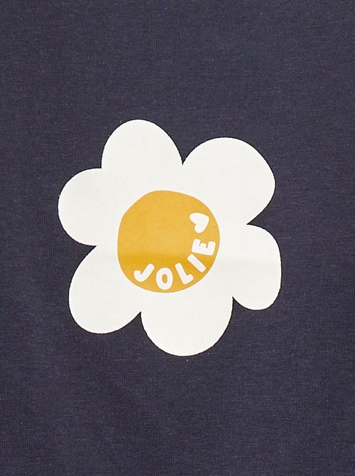 Camiseta de manga larga estampada - Kiabi