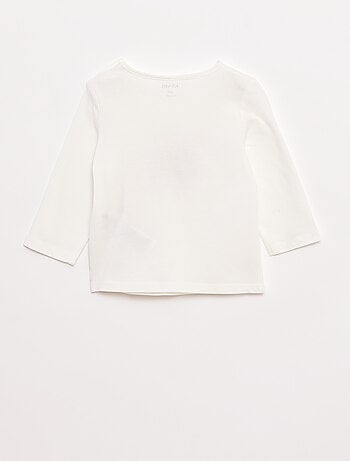 Camiseta de manga larga estampada