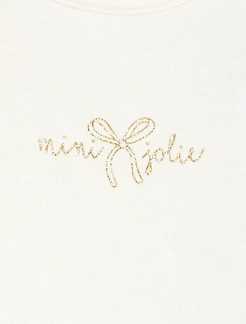 Camiseta de manga larga estampada