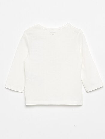Camiseta de manga larga estampada