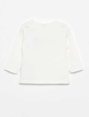 Camiseta de manga larga estampada