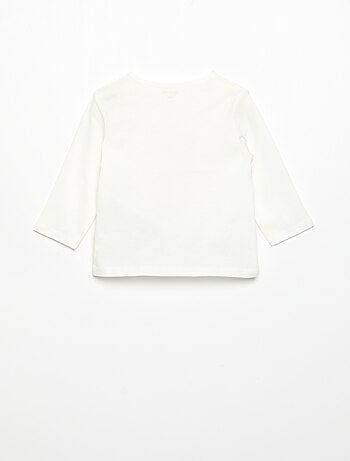 Camiseta de manga larga estampada