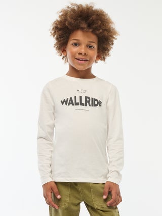 Camiseta de manga larga estampada