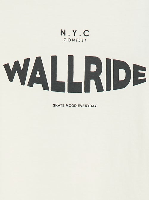 Camiseta de manga larga estampada - Kiabi