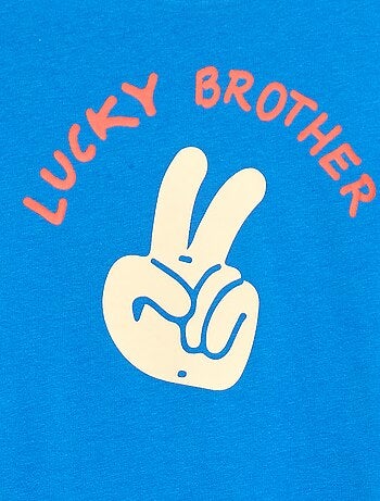 Camiseta de manga larga estampada 'brother'