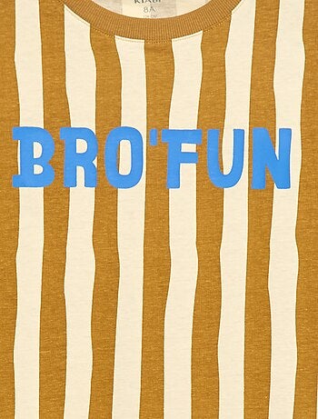 Camiseta de manga larga estampada 'brother'