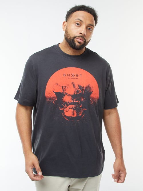 Camiseta de manga larga estampada en ambos lados 'Ghost of Tsushima' - Kiabi
